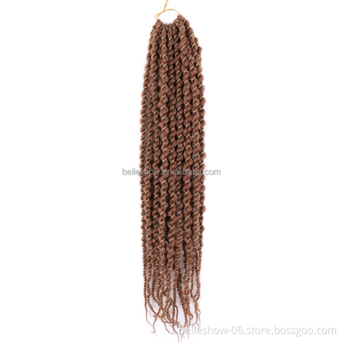Hot sell passion twist hairLow Temperature Synthetic Braiding Hair 2X Twisted Crochet Braids Hair Extension Senegal Twist